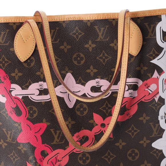 Louis Vuitton Neverfull MM Tote Monogram Bay Rose Ballerine Poppy - Picture 4 of 11